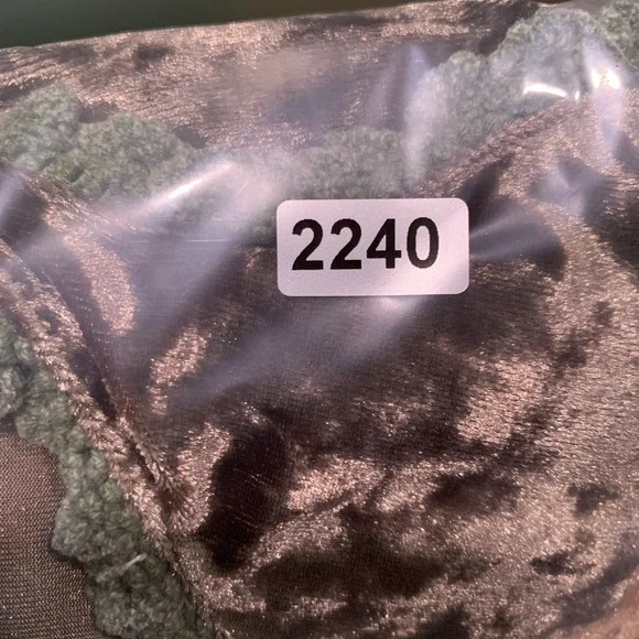 POL Womens Velvet‎ Crochet Trim Tunic Top Sz S Oversized Boho Chic Dark Romantic - Picture 8 of 8